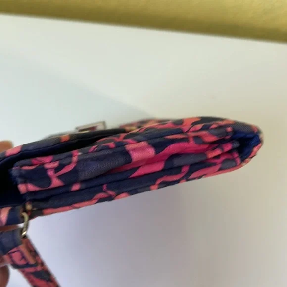 Vera Bradley Pink and Blue Wristlet - Picture 8 of 11